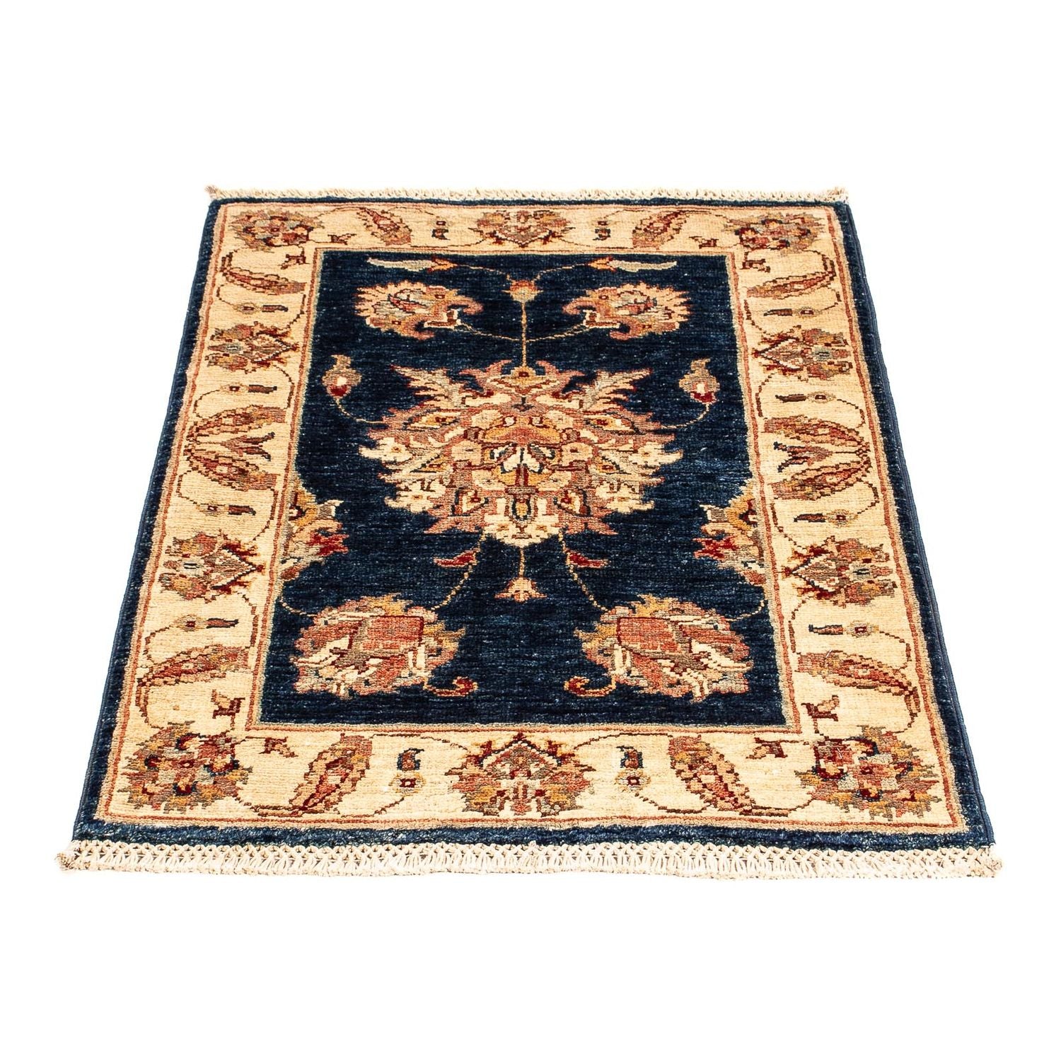 Alfombra Ziegler - 95 x 62 cm - azul oscuro