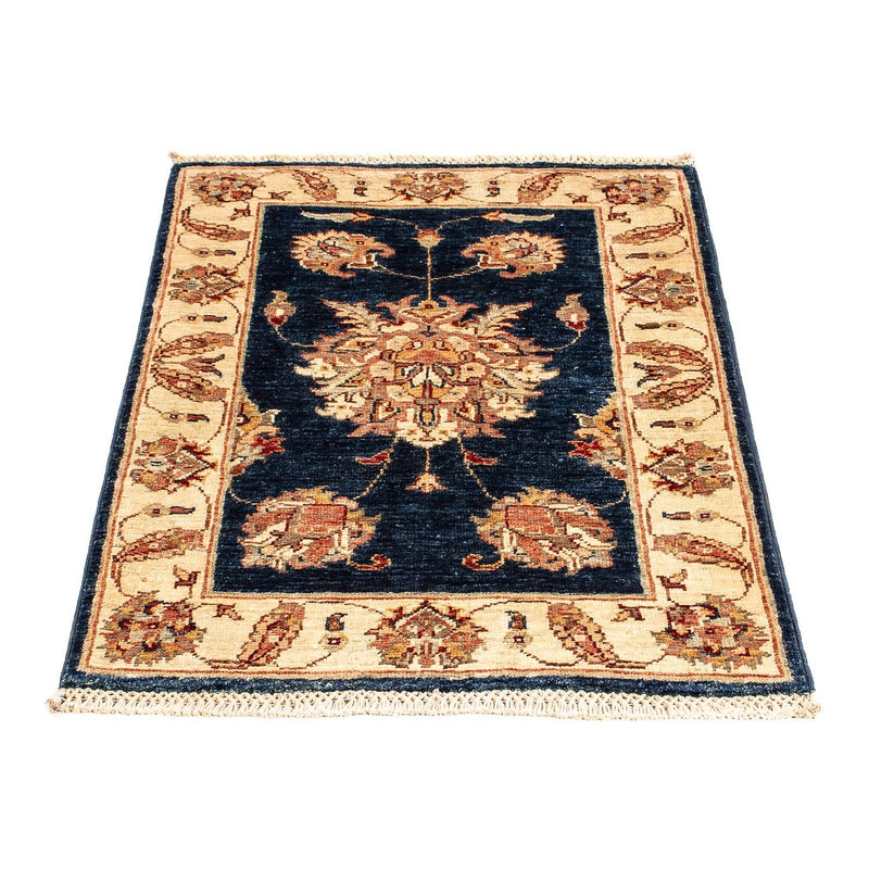 Alfombra Ziegler - 95 x 62 cm - azul oscuro