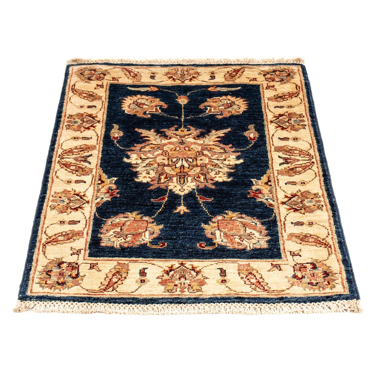 Alfombra Ziegler - 95 x 59 cm - azul oscuro