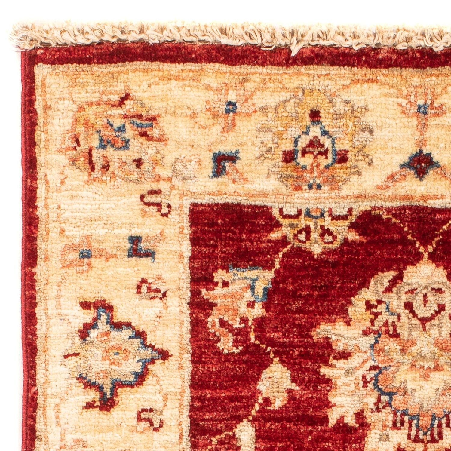 Alfombra Ziegler - 91 x 61 cm - rojo oscuro