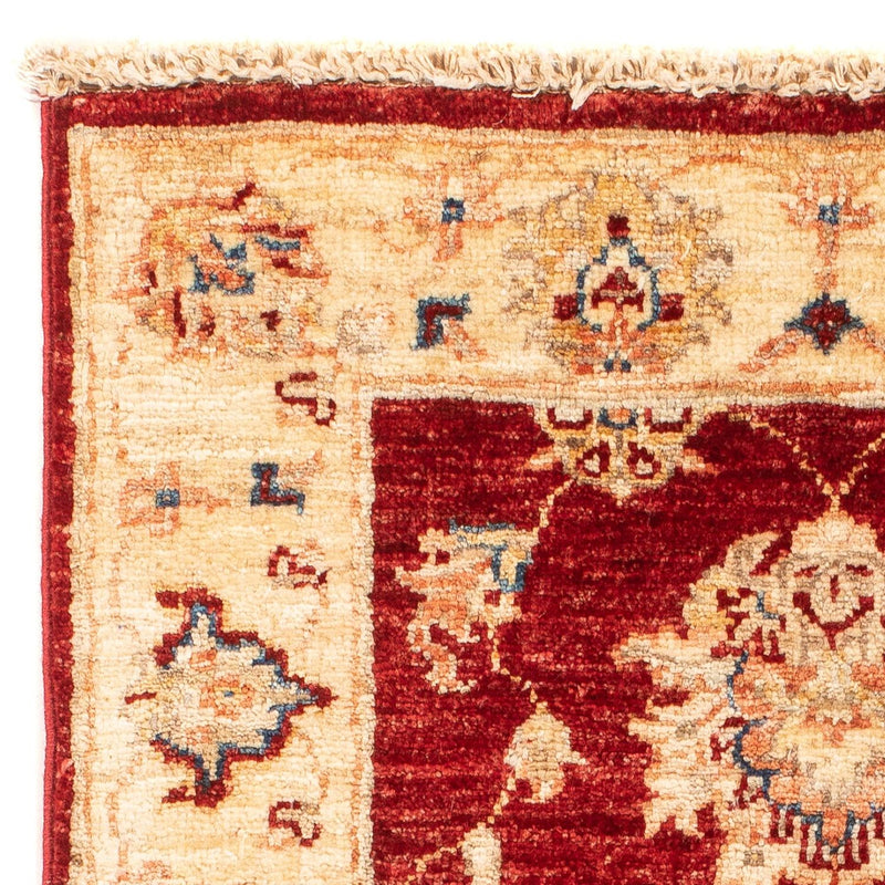 Alfombra Ziegler - 91 x 61 cm - rojo oscuro