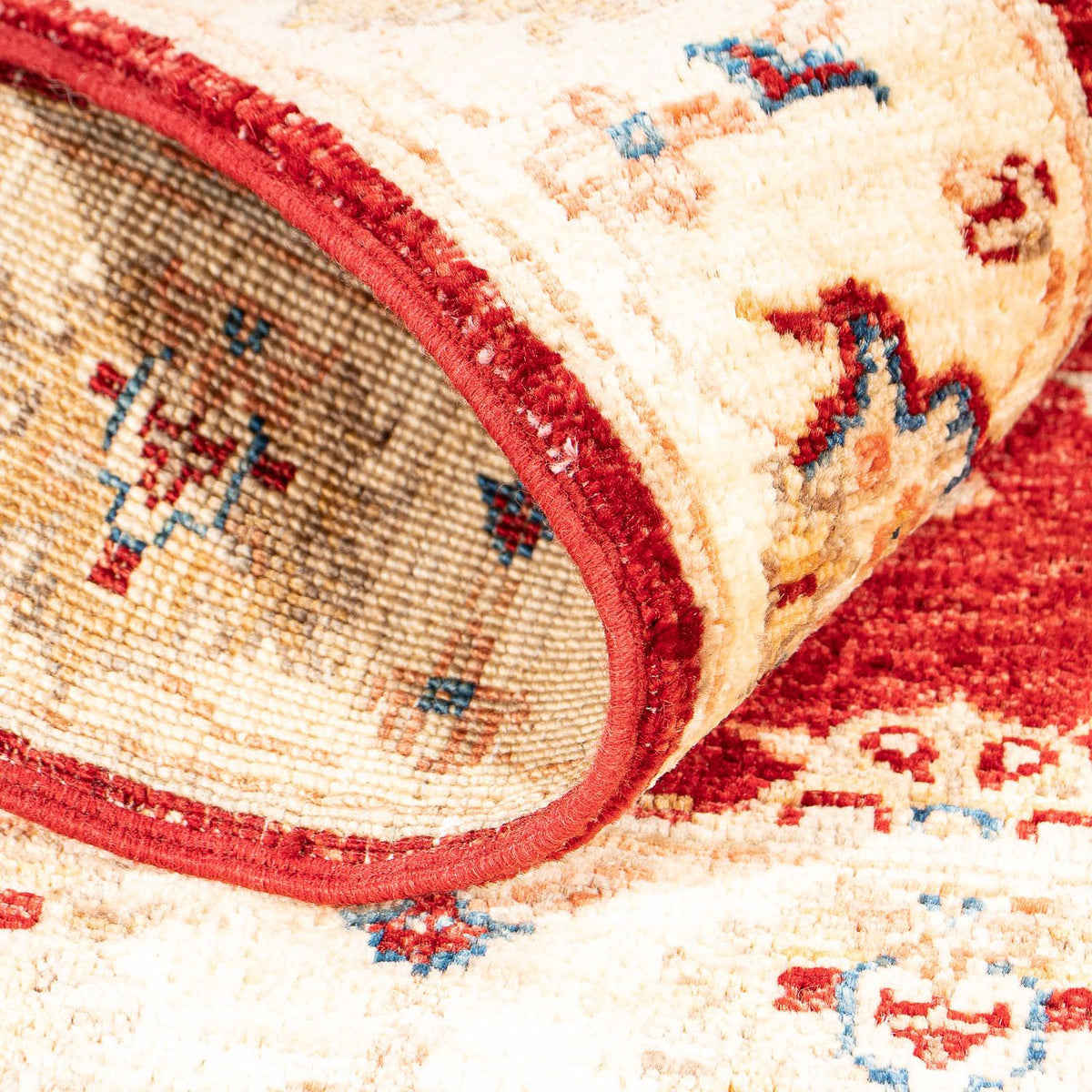 Alfombra Ziegler - 91 x 61 cm - rojo oscuro