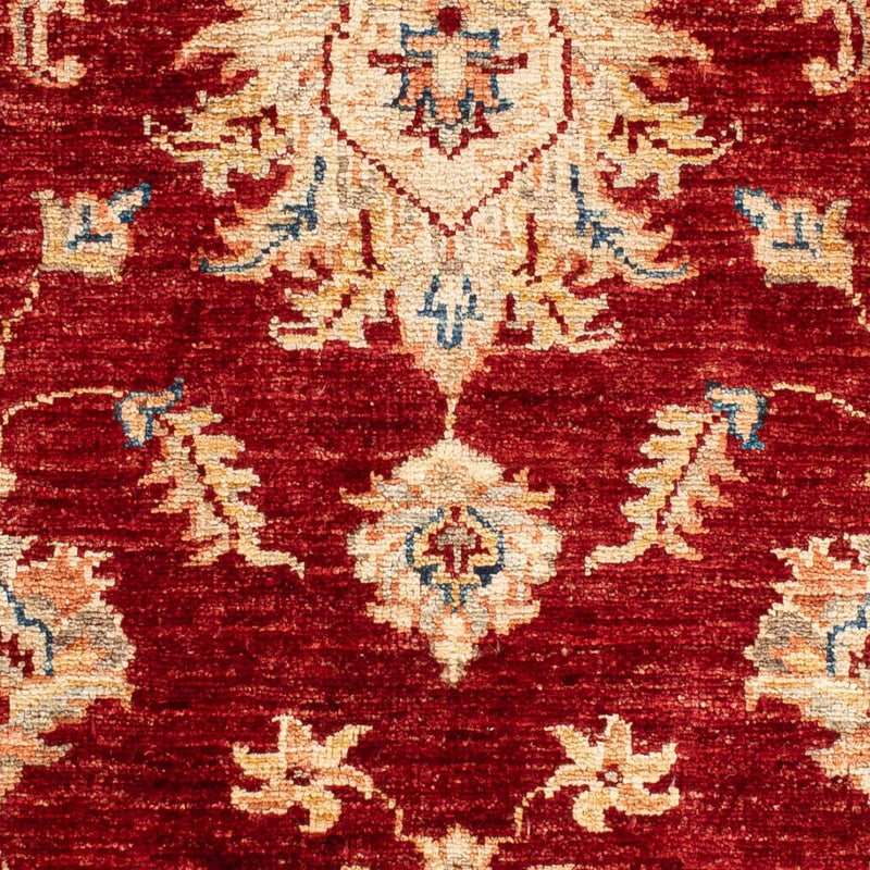Alfombra Ziegler - 91 x 62 cm - rojo oscuro