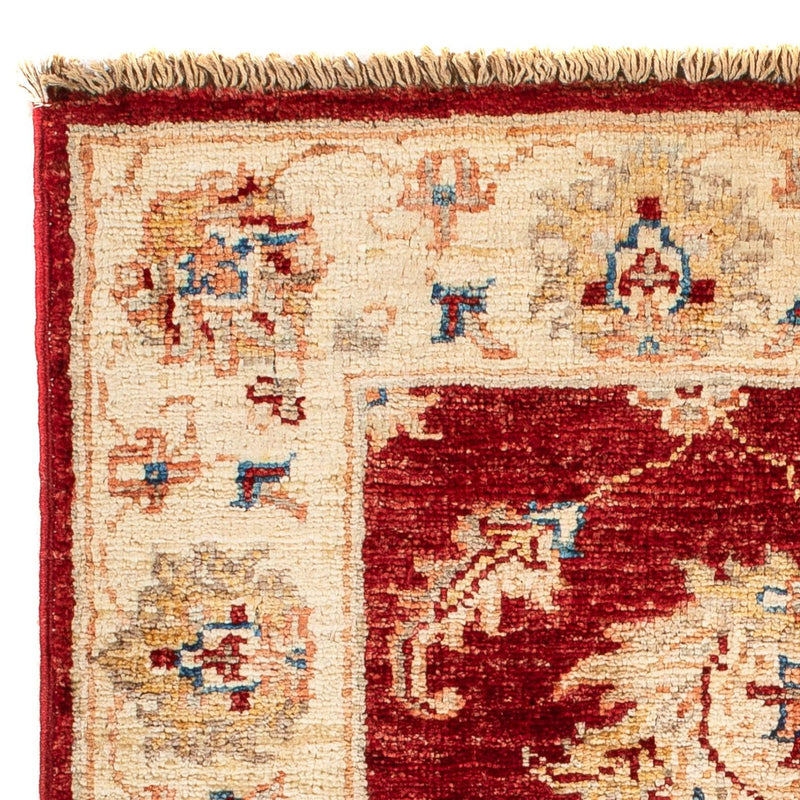Alfombra Ziegler - 91 x 62 cm - rojo oscuro