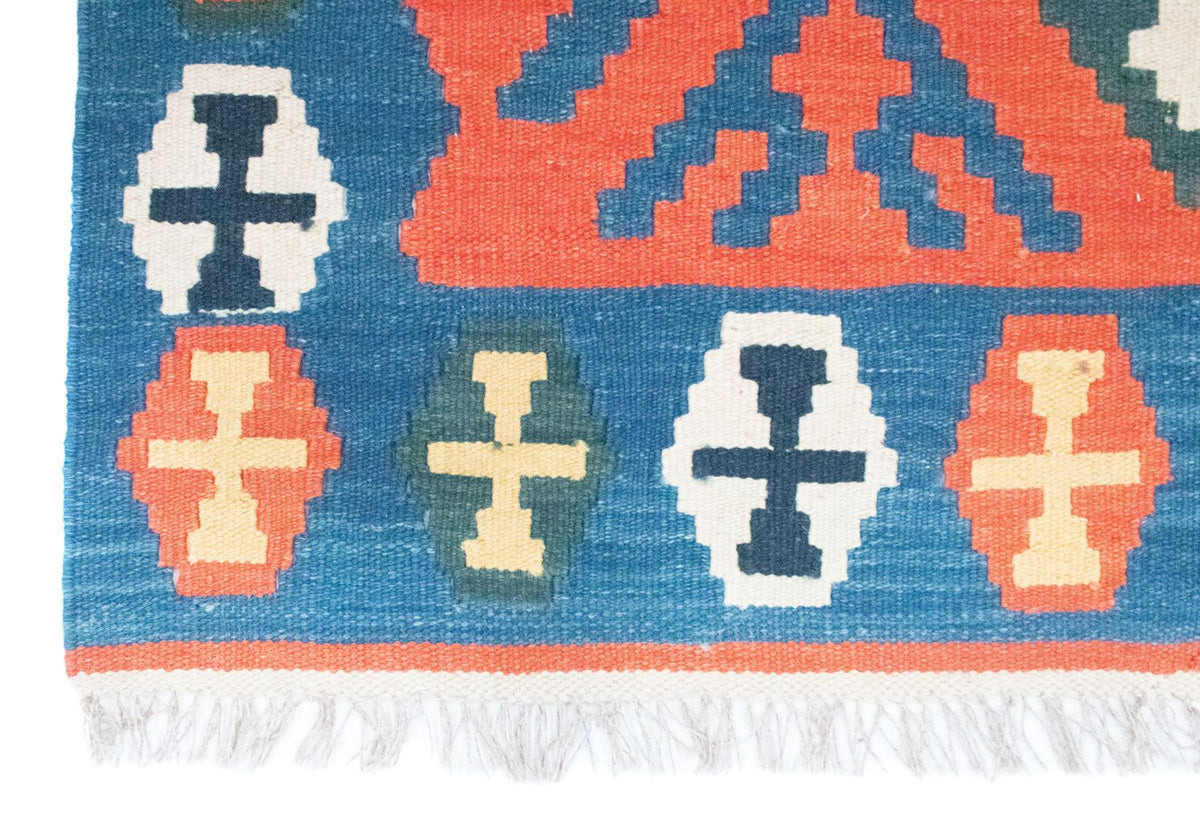 Alfombra Kelim - Oriental - 181 x 126 cm - naranja