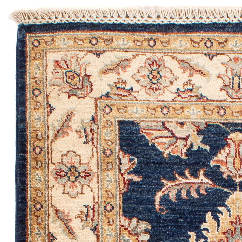Alfombra Ziegler - 124 x 79 cm - azul oscuro