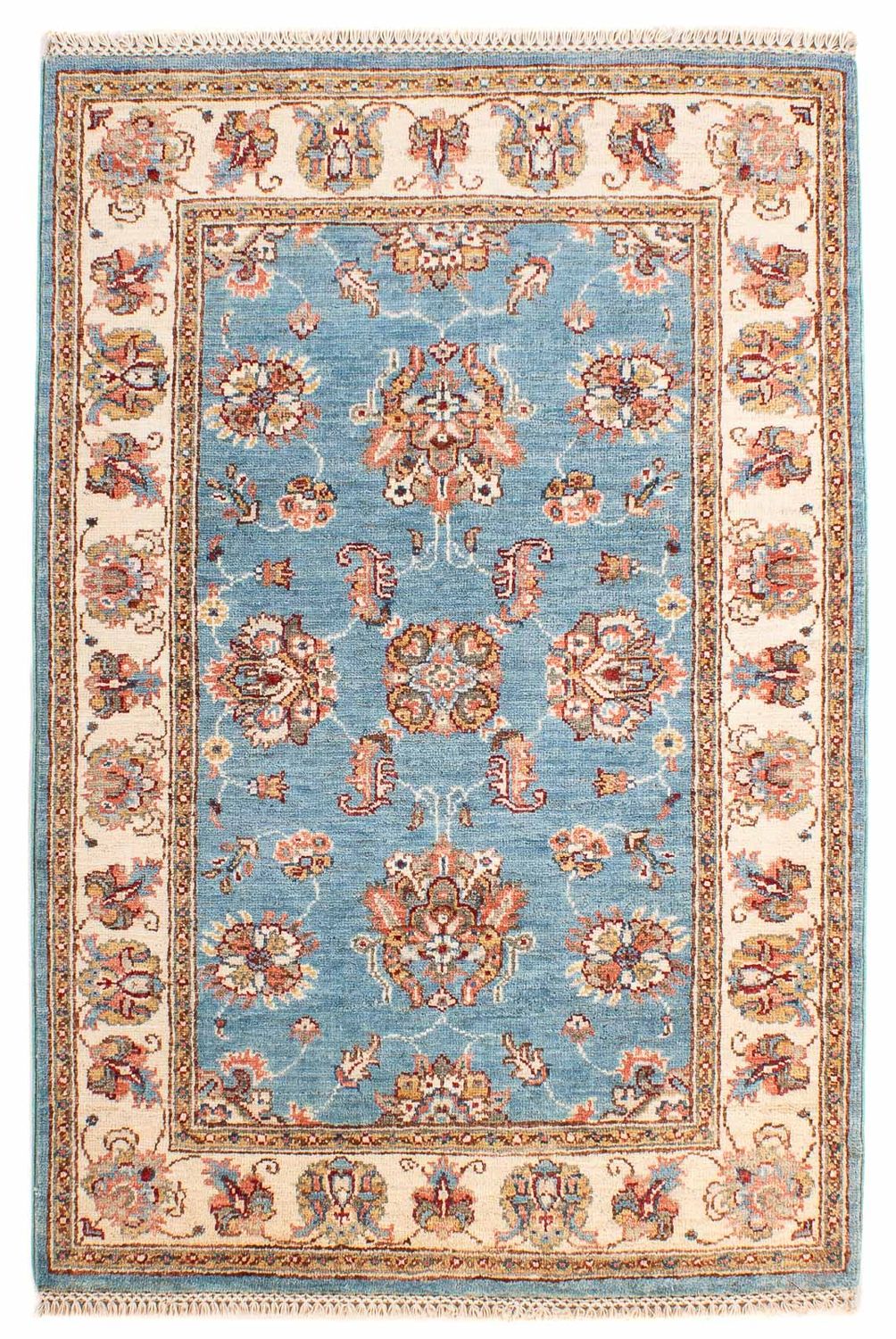 Alfombra Ziegler - 122 x 86 cm - azul claro