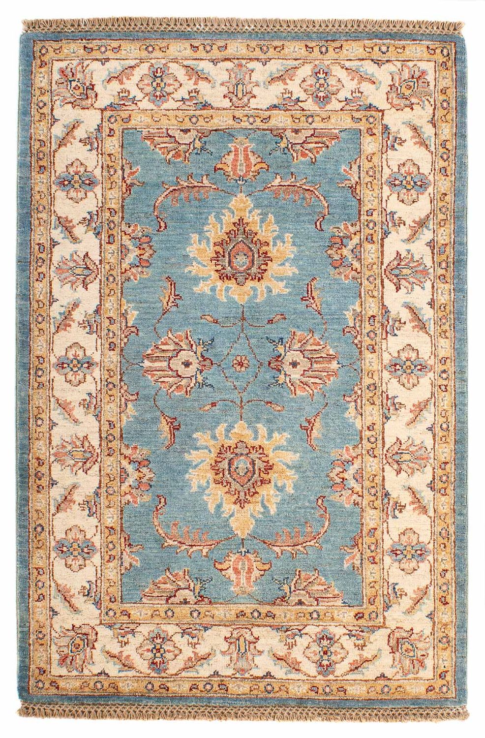 Alfombra Ziegler - 123 x 82 cm - azul claro