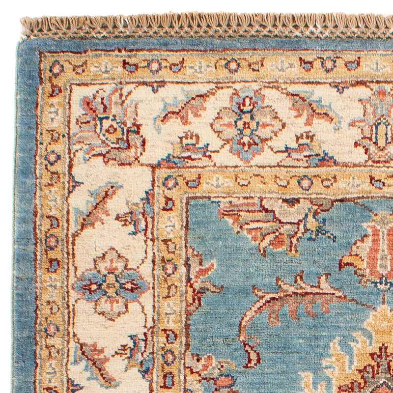 Alfombra Ziegler - 123 x 82 cm - azul claro