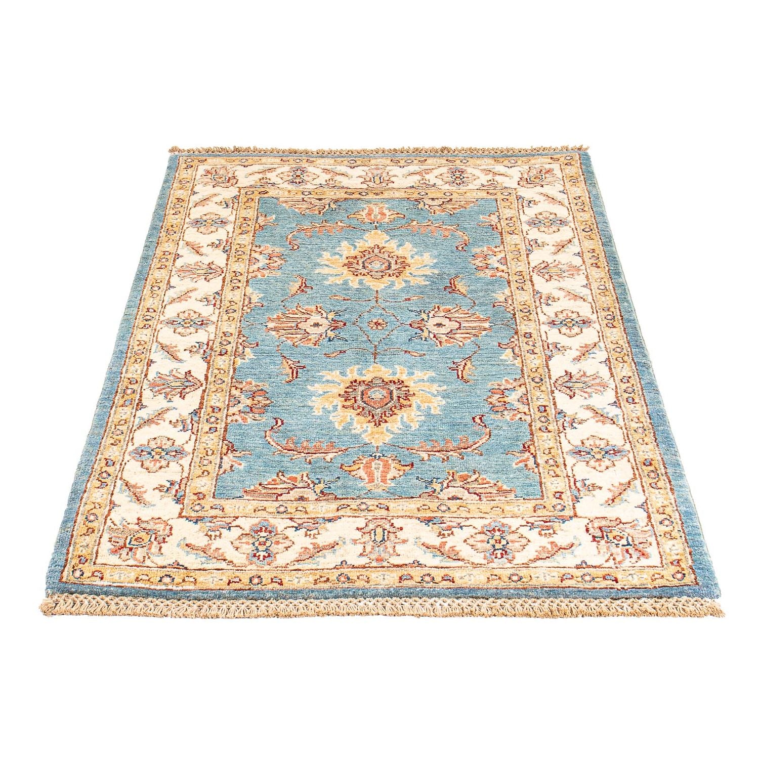 Alfombra Ziegler - 123 x 82 cm - azul claro