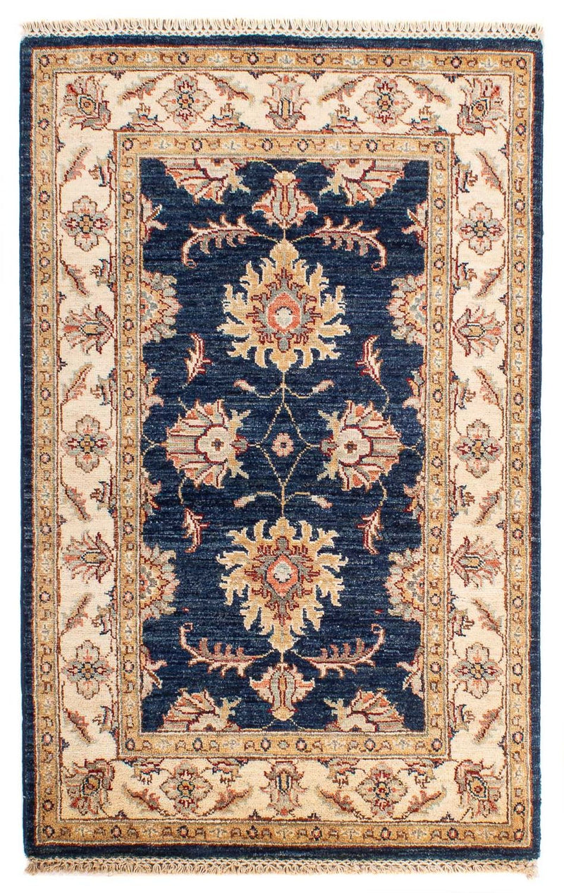 Alfombra Ziegler - 123 x 79 cm - azul oscuro