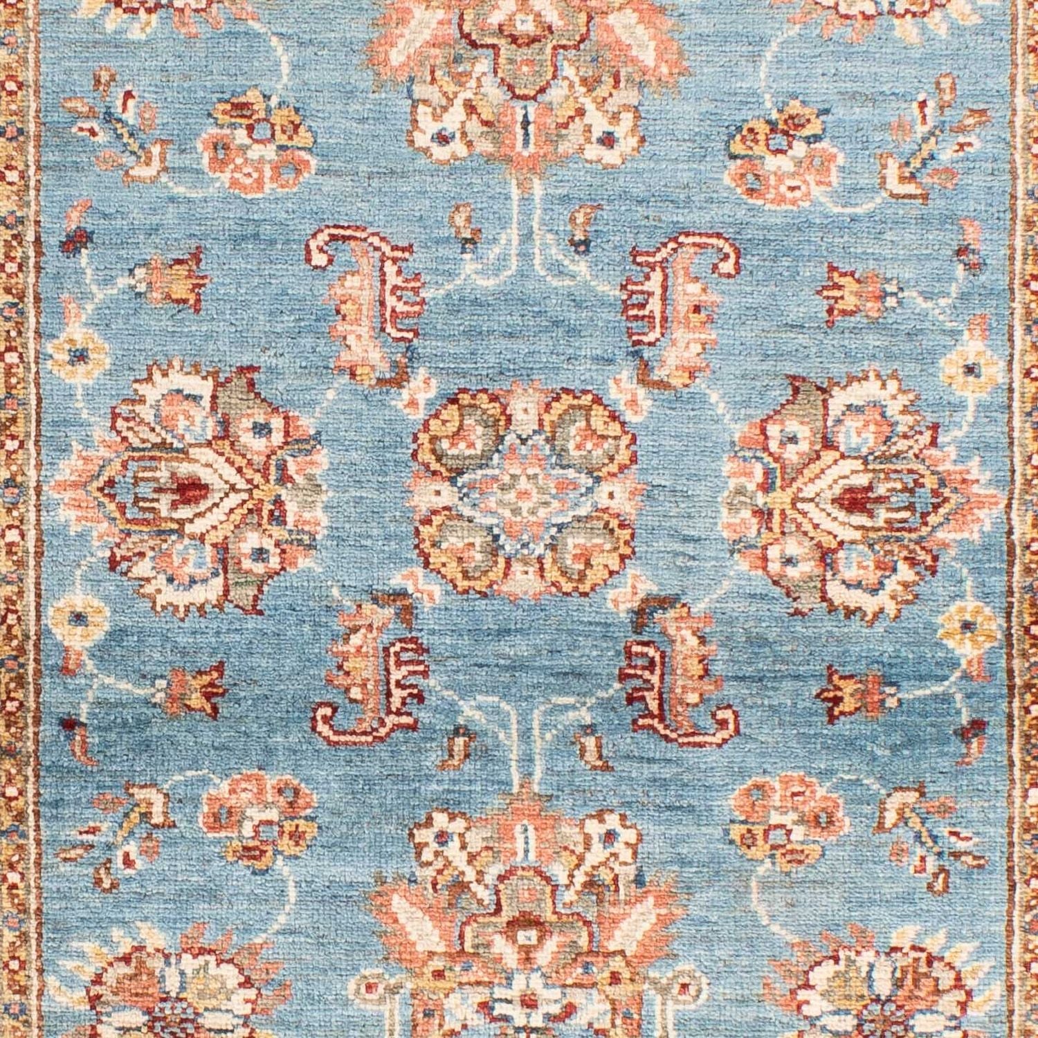 Alfombra Ziegler - 122 x 84 cm - azul claro