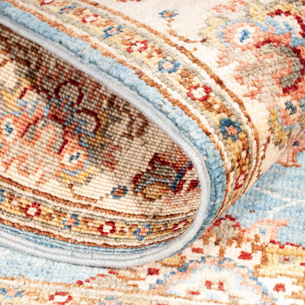 Alfombra Ziegler - 122 x 84 cm - azul claro