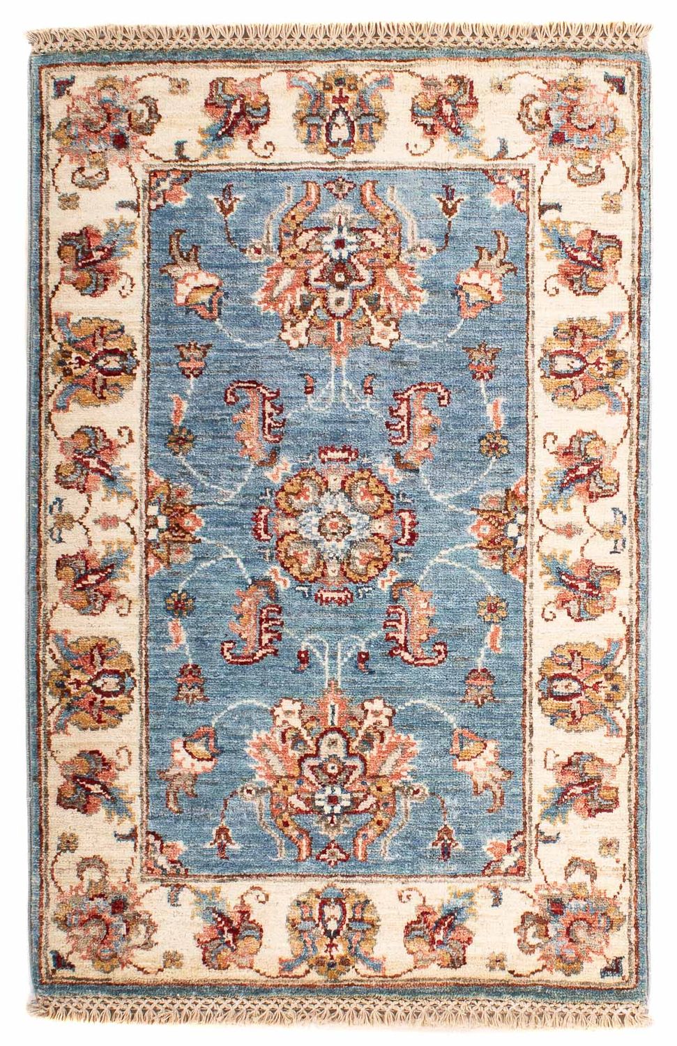 Alfombra Ziegler - 98 x 61 cm - azul claro
