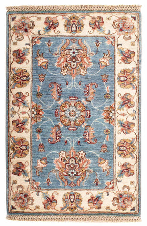 Alfombra Ziegler - 98 x 61 cm - azul claro