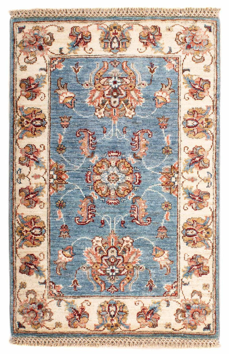 Alfombra Ziegler - 98 x 61 cm - azul claro