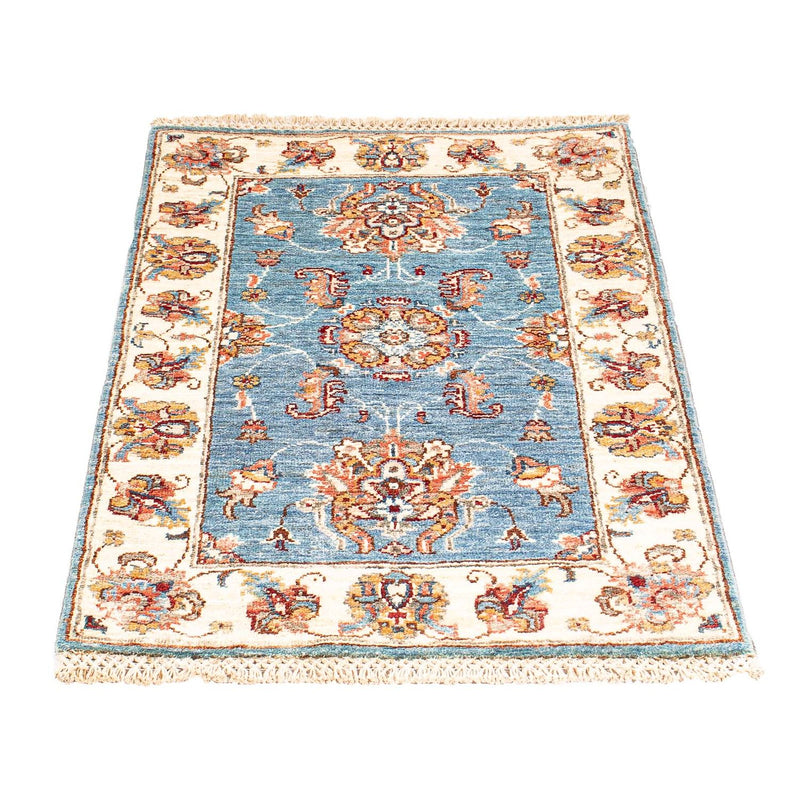Alfombra Ziegler - 98 x 61 cm - azul claro