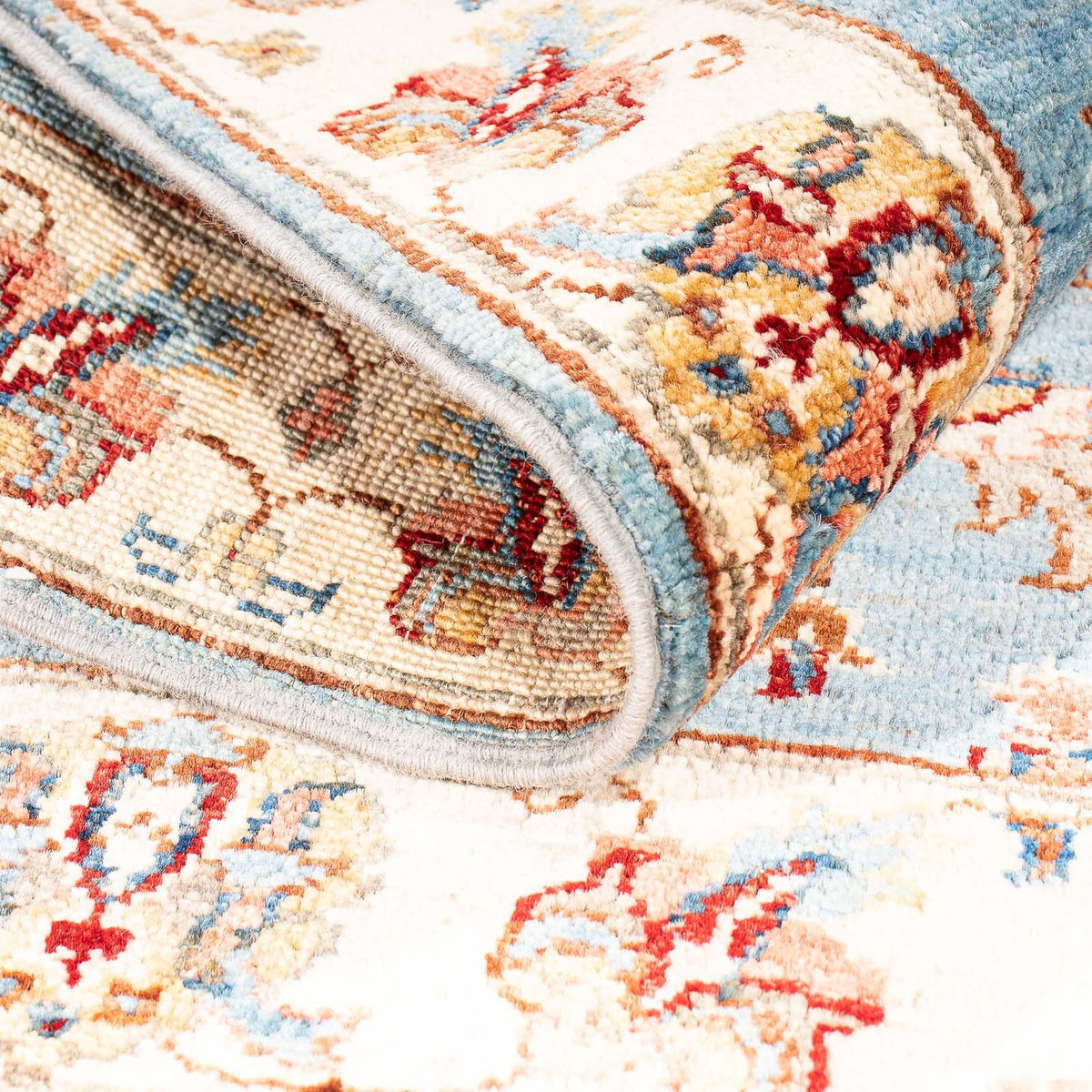 Alfombra Ziegler - 92 x 61 cm - azul claro