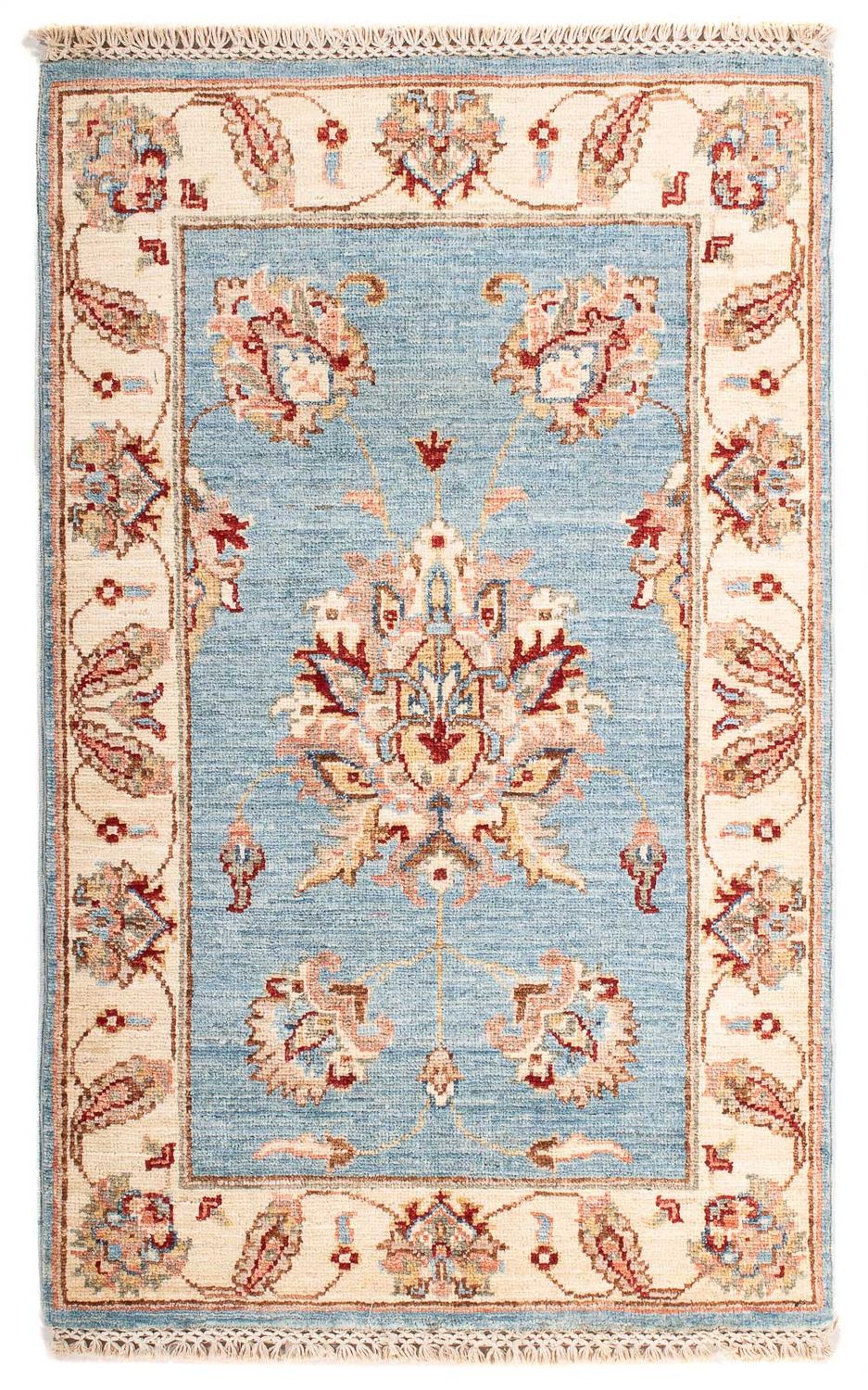 Alfombra Ziegler - 102 x 61 cm - azul claro