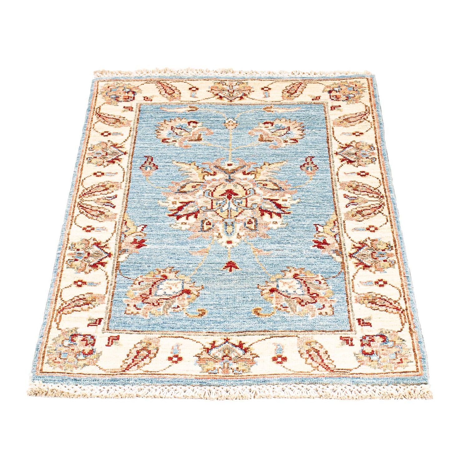 Alfombra Ziegler - 102 x 61 cm - azul claro