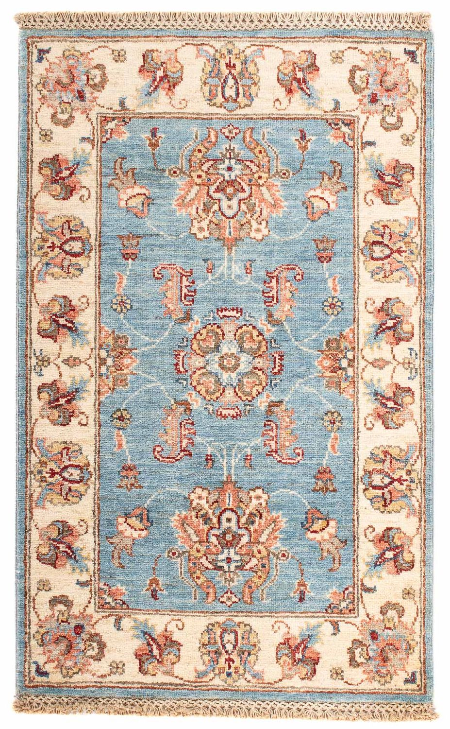 Alfombra Ziegler - 97 x 61 cm - azul claro