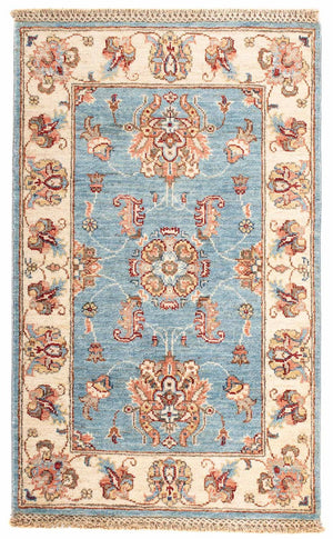 Alfombra Ziegler - 97 x 61 cm - azul claro