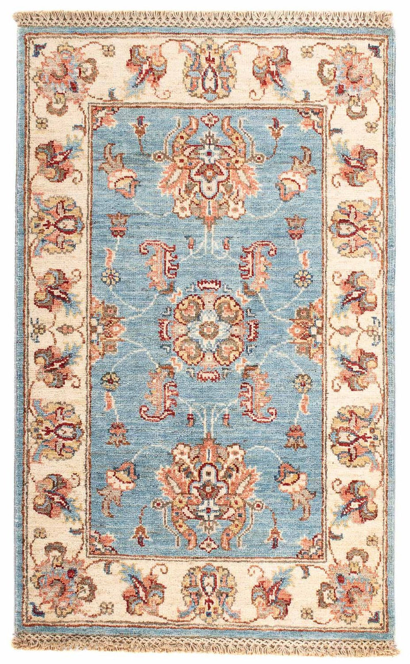 Alfombra Ziegler - 97 x 61 cm - azul claro