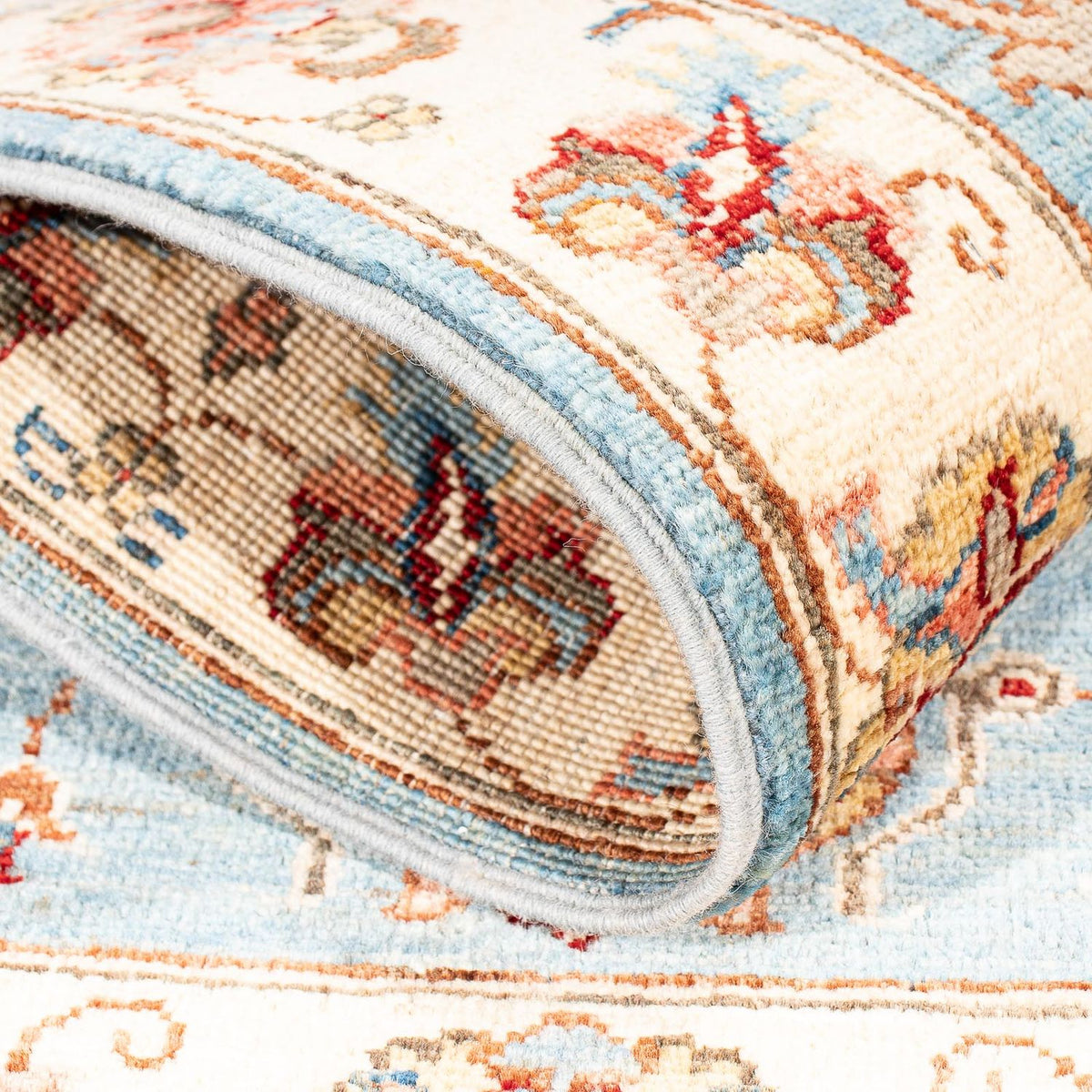 Alfombra Ziegler - 97 x 61 cm - azul claro