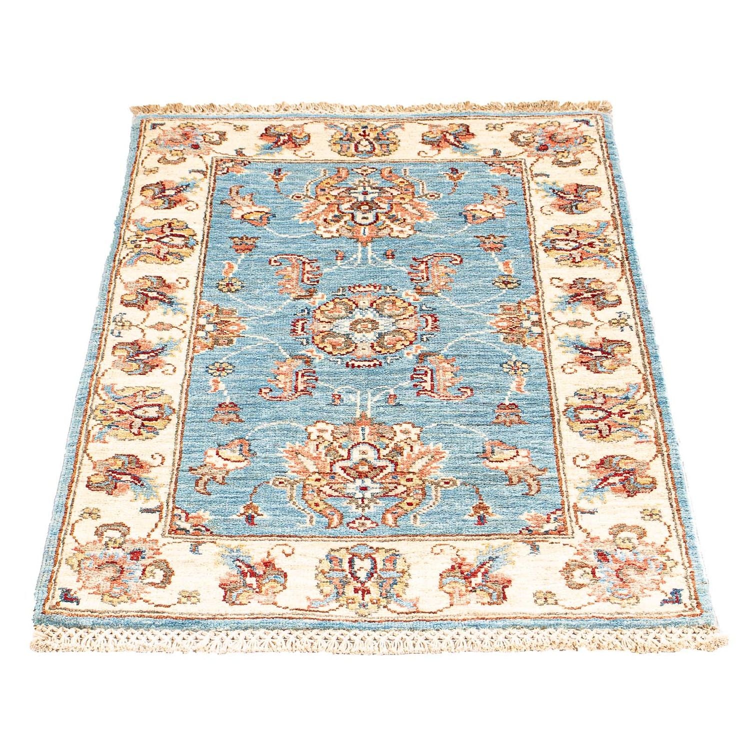 Alfombra Ziegler - 97 x 61 cm - azul claro