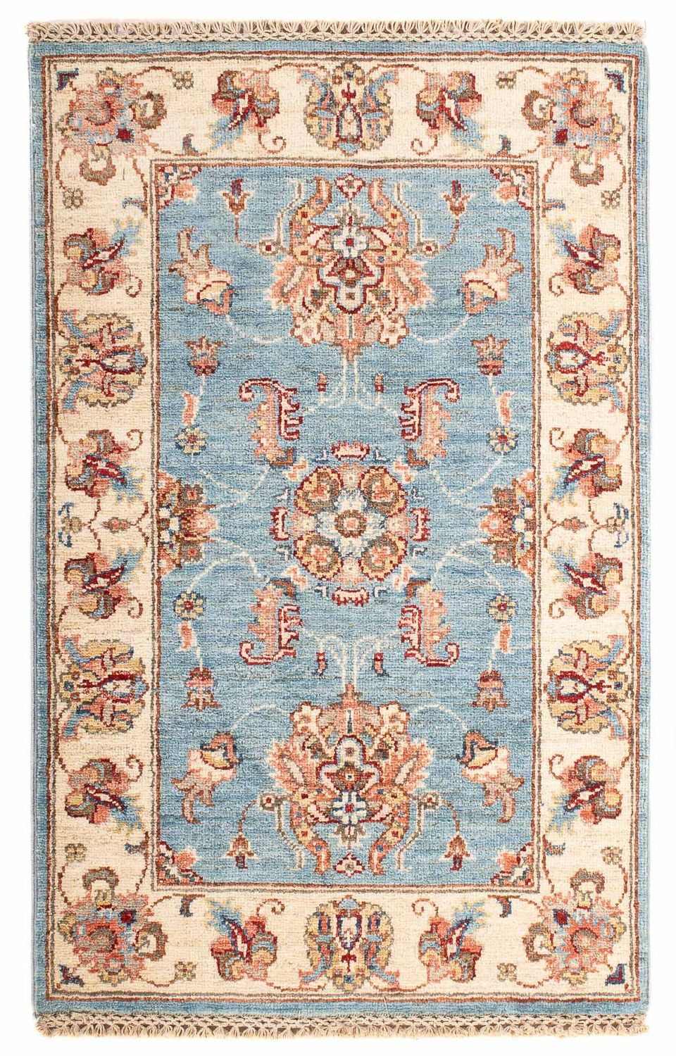 Alfombra Ziegler - 100 x 61 cm - azul claro