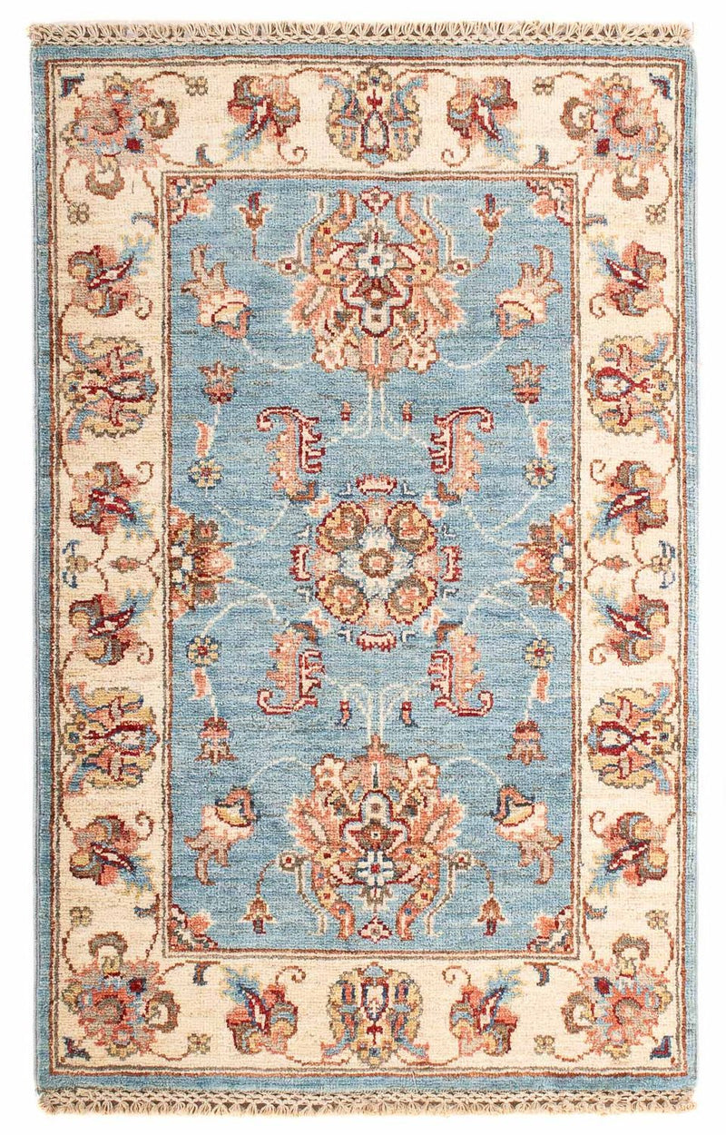 Alfombra Ziegler - 100 x 61 cm - azul claro