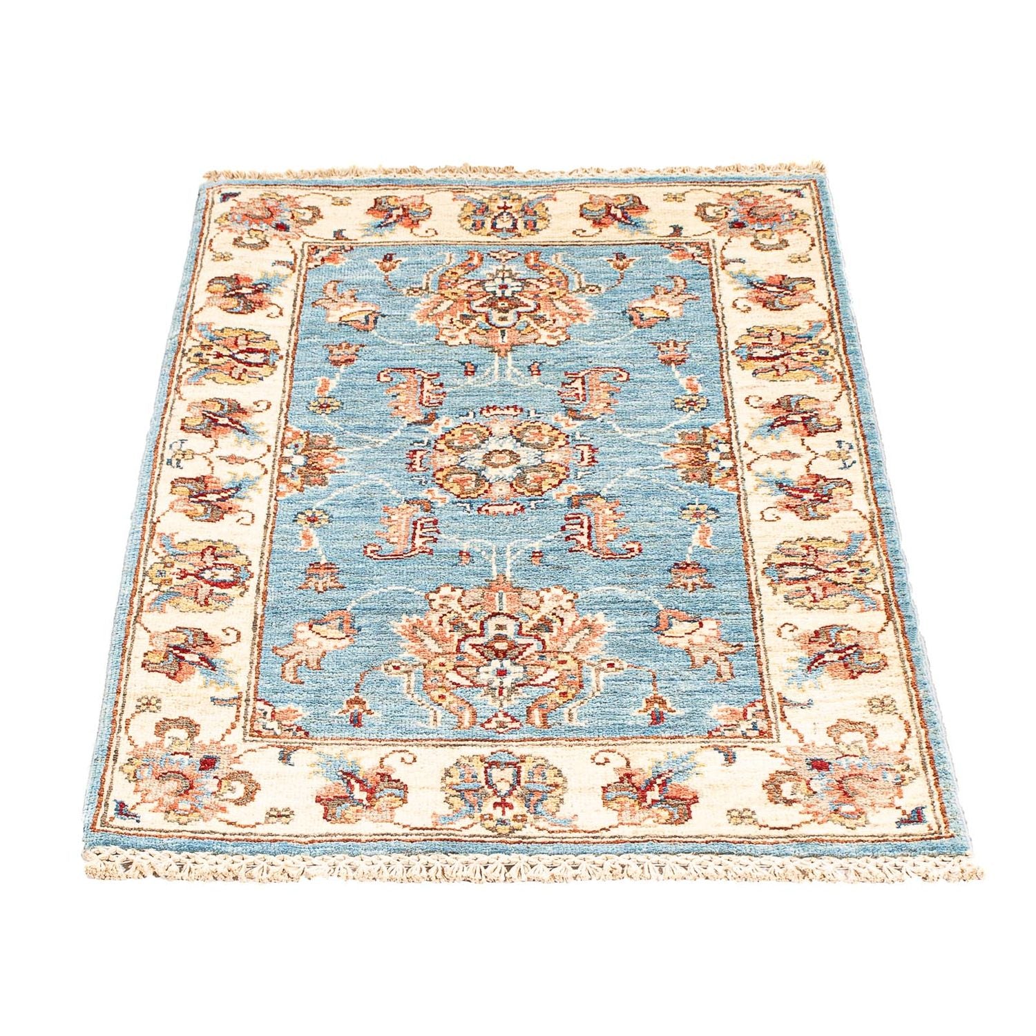 Alfombra Ziegler - 100 x 61 cm - azul claro