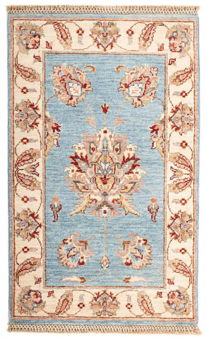 Alfombra Ziegler - 101 x 61 cm - azul claro