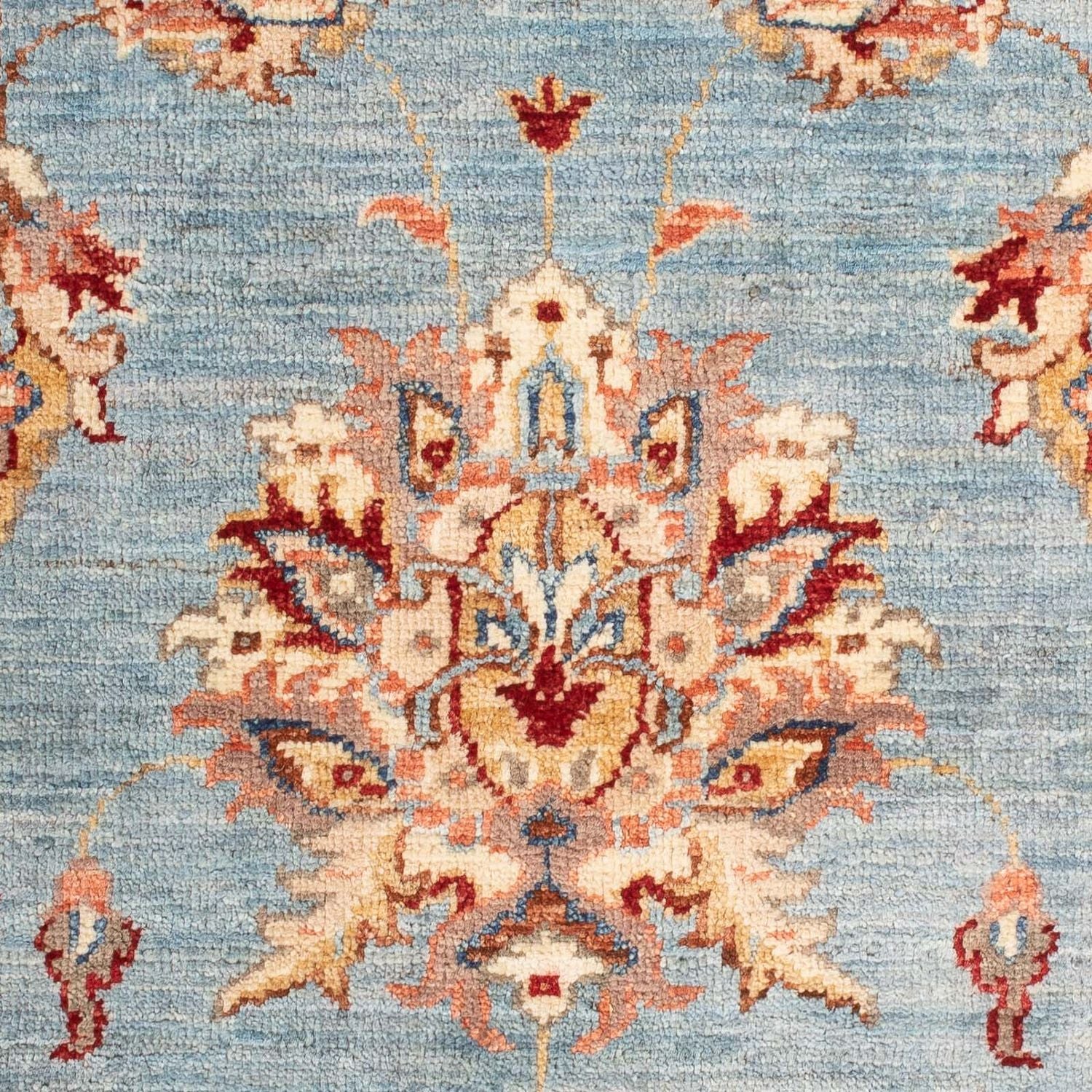 Alfombra Ziegler - 92 x 63 cm - azul claro