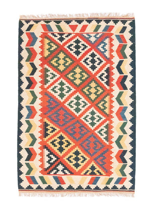 Alfombra Kelim - Oriental - 185 x 125 cm - naranja