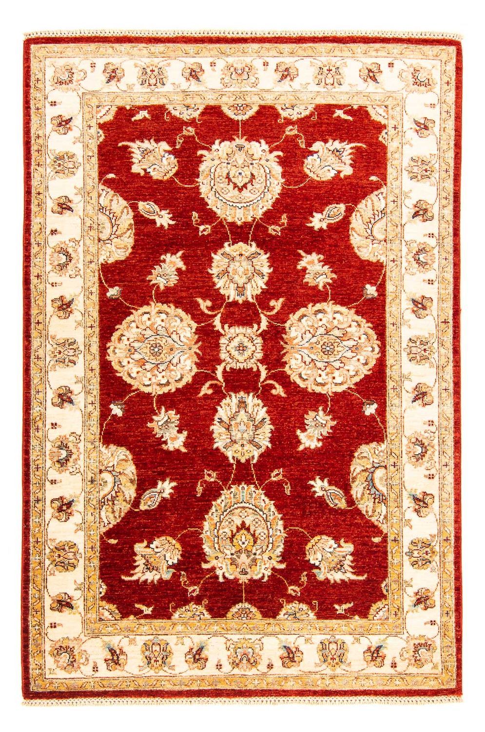 Alfombra Ziegler - 193 x 125 cm - rojo oscuro