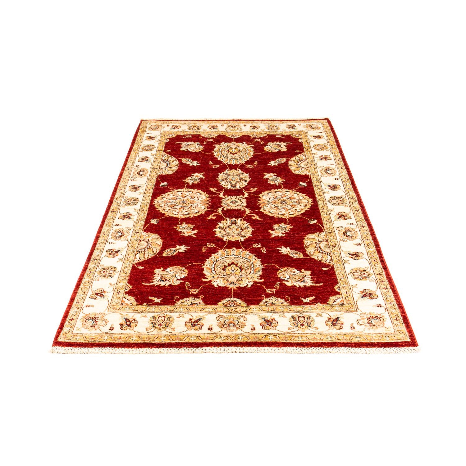 Alfombra Ziegler - 193 x 125 cm - rojo oscuro