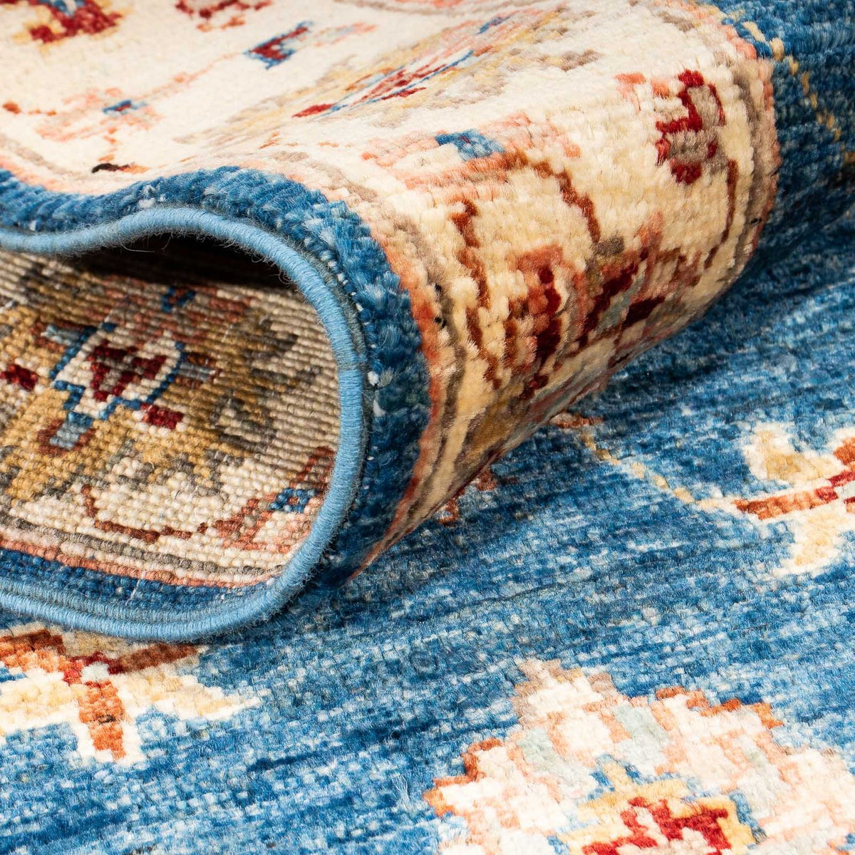 Alfombra de pasillo Alfombra Ziegler - 184 x 64 cm - azul oscuro