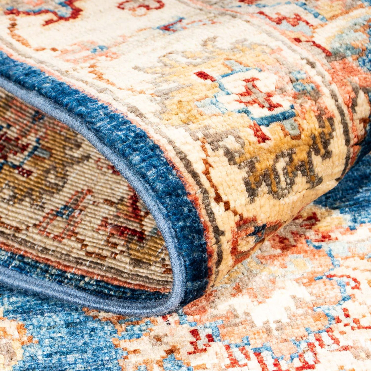 Alfombra de pasillo Alfombra Ziegler - 186 x 63 cm - azul oscuro