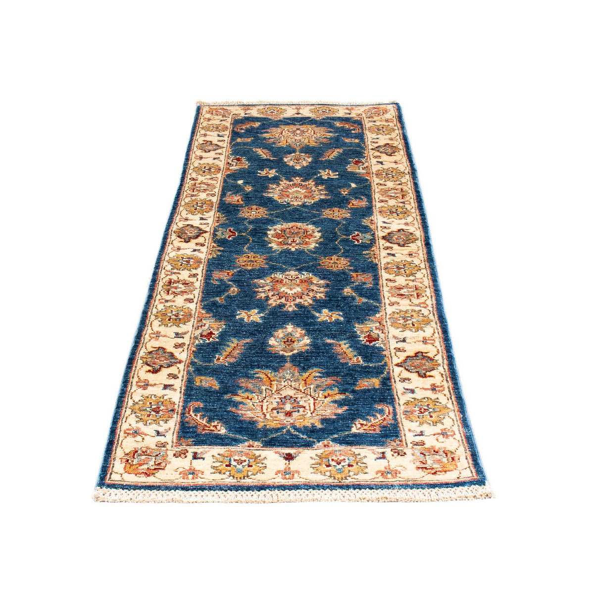 Alfombra de pasillo Alfombra Ziegler - 186 x 63 cm - azul oscuro