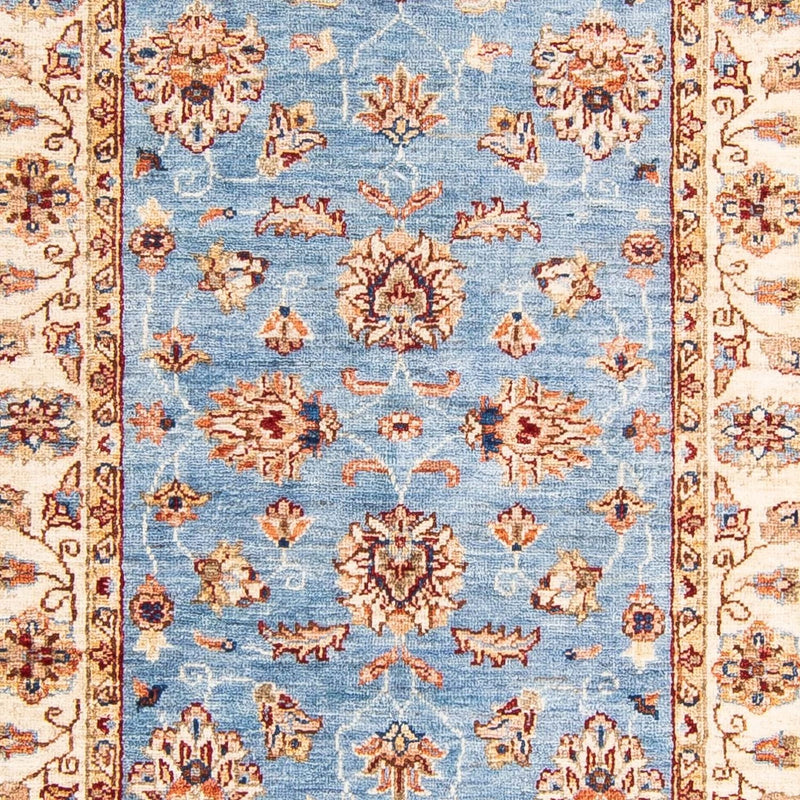 Alfombra de pasillo Alfombra Ziegler - 304 x 85 cm - azul claro