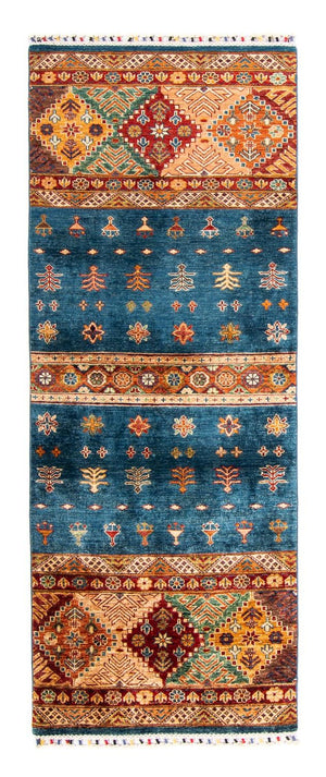 Alfombra de pasillo Alfombra Ziegler - Shal - 210 x 76 cm - azul oscuro