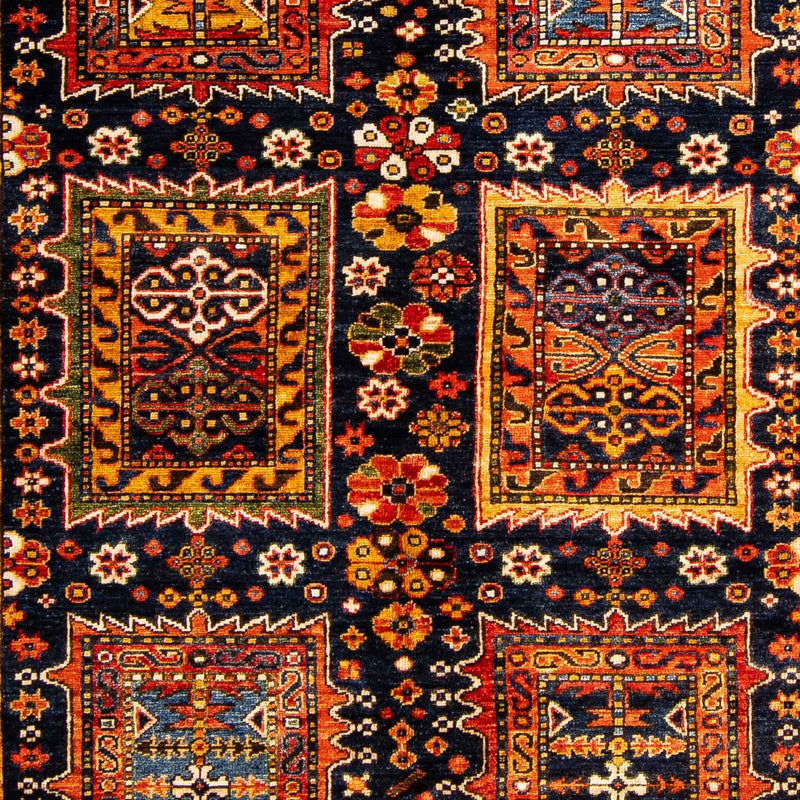 Alfombra afgana - 244 x 170 cm - azul oscuro