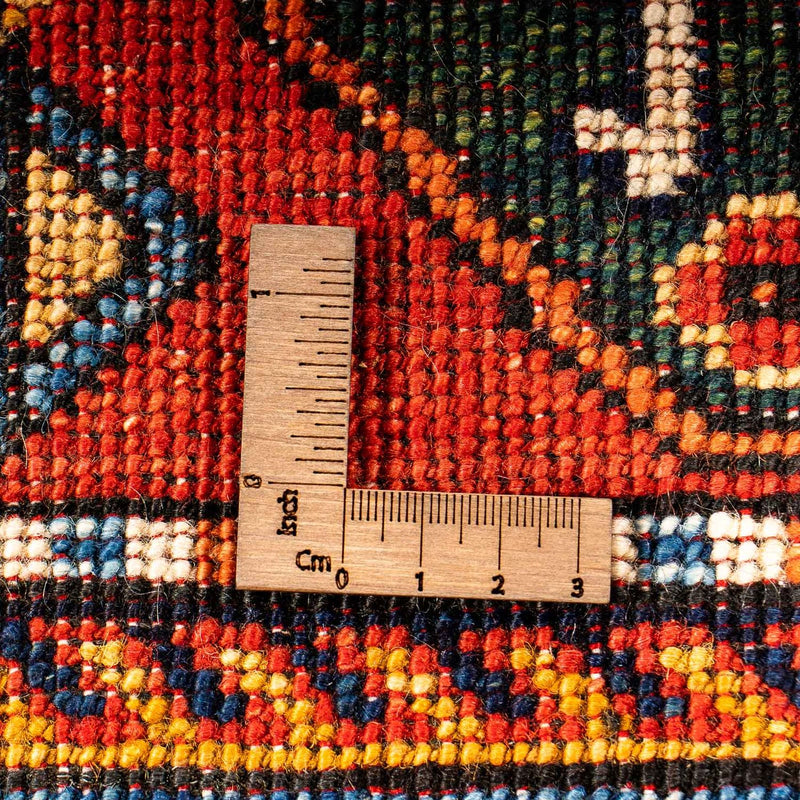 Alfombra afgana - 244 x 170 cm - azul oscuro
