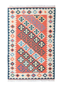 Alfombra Kelim - Oriental - 186 x 120 cm - naranja