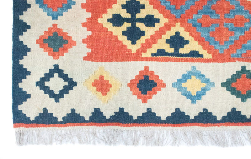 Alfombra Kelim - Oriental - 186 x 120 cm - naranja