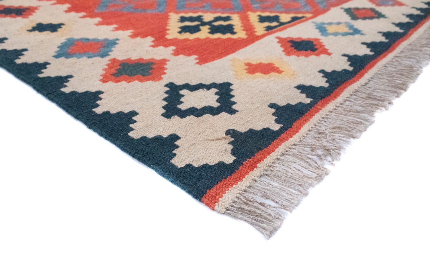 Alfombra Kelim - Oriental - 186 x 120 cm - naranja