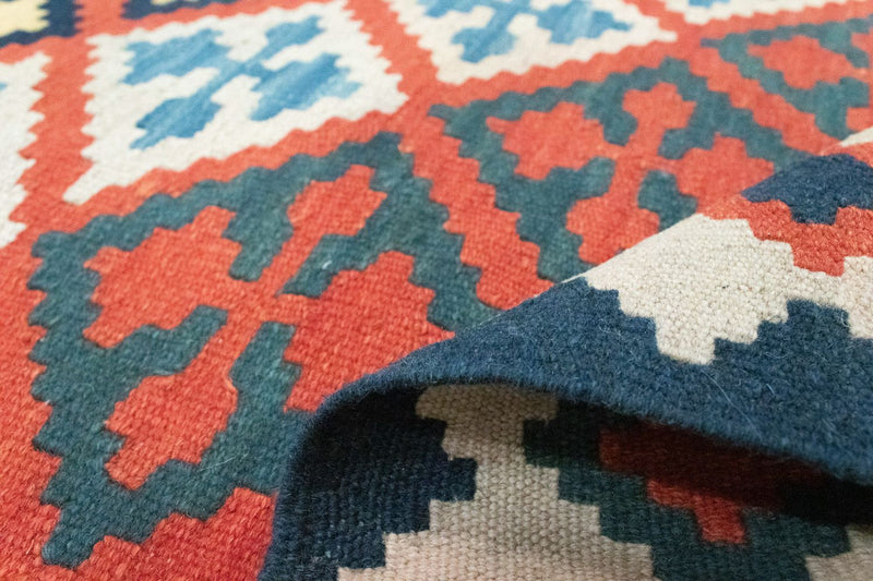 Alfombra Kelim - Oriental - 186 x 120 cm - naranja