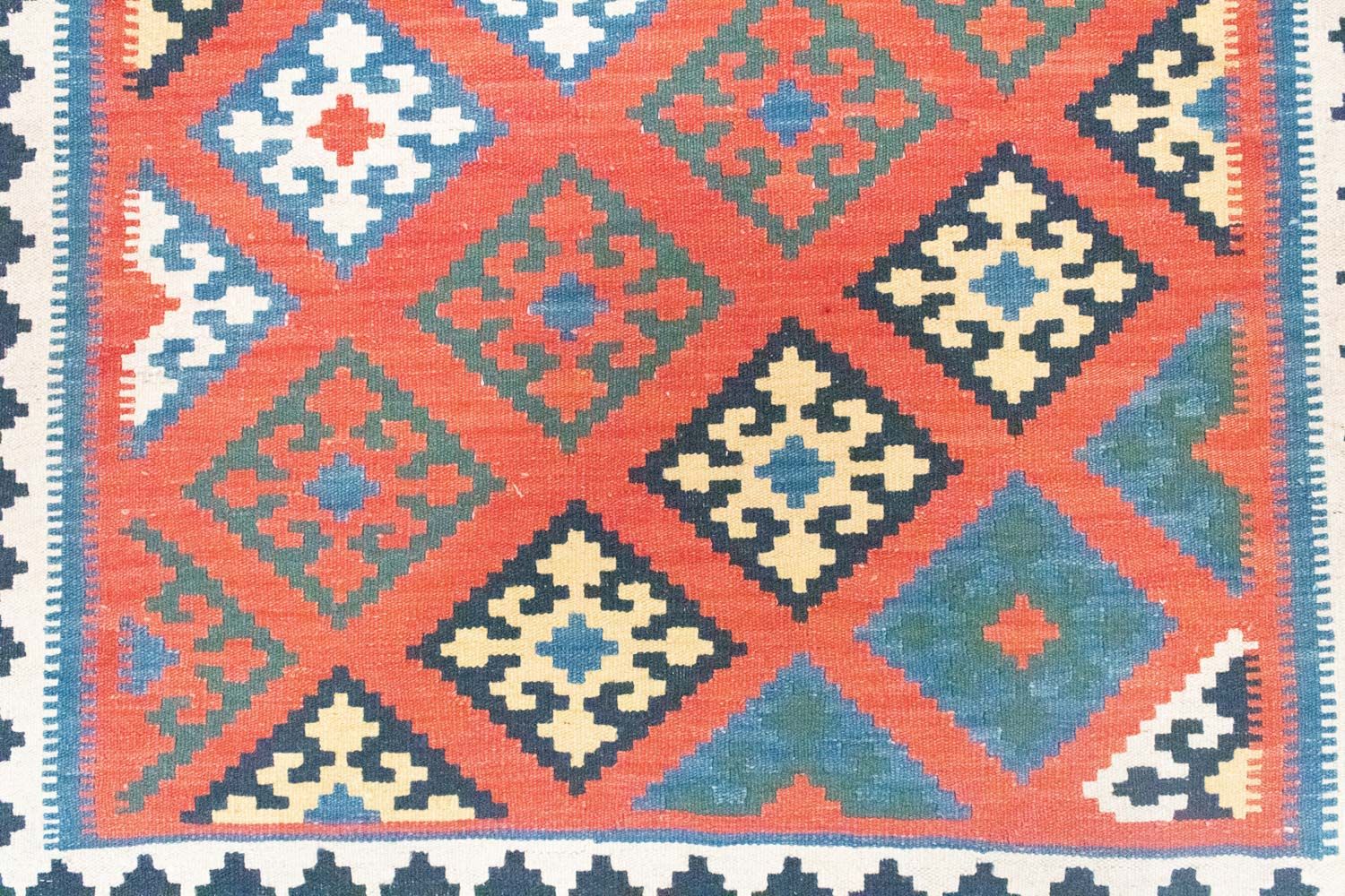 Alfombra Kelim - Oriental - 188 x 123 cm - naranja