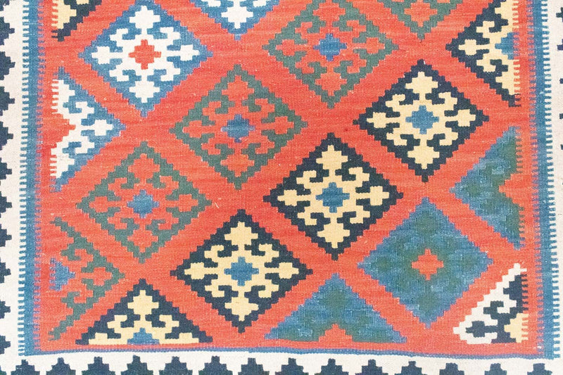 Alfombra Kelim - Oriental - 188 x 123 cm - naranja